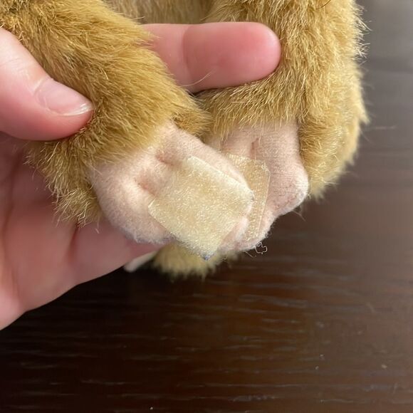 K&M International Small monkey with Velcro hands Good Condition 10 inch long - Picture 4 of 6